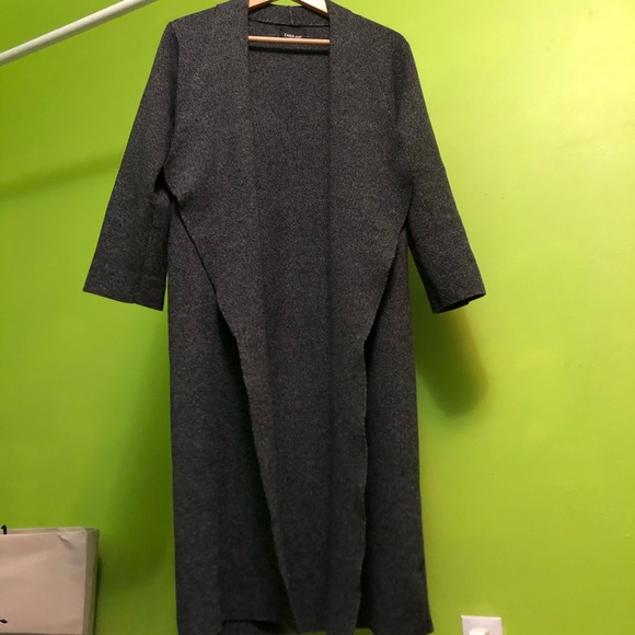 ZARA - Long Knit Coat - Picture 1 of 2